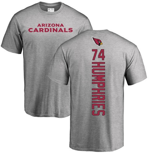 Arizona Cardinals Men Ash D.J. Humphries Backer NFL Football 74 T Shirt